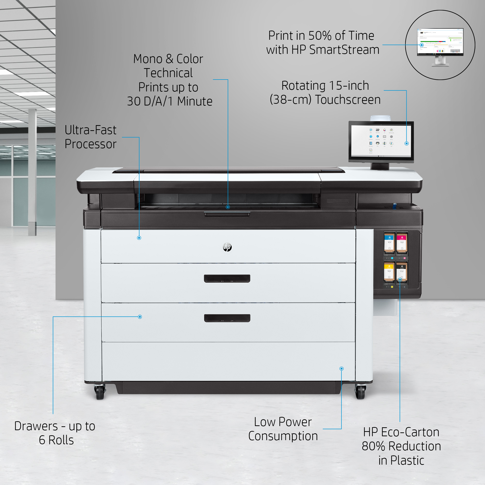 HP PageWide XL 8200 Printer – image 4