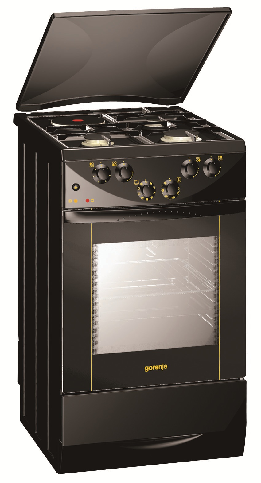 Gorenje K773BD cooker Freestanding cooker Combi Black