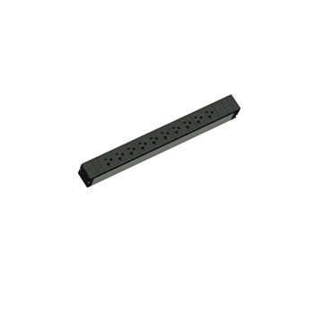 Legrand LP-21210 power distribution unit (PDU) 10 AC outlet(s) 1U Black, Silver – image 1