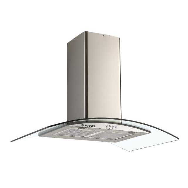 Hoover HGM900X cooker hood Wall-mounted Metallic 496 m³/h
