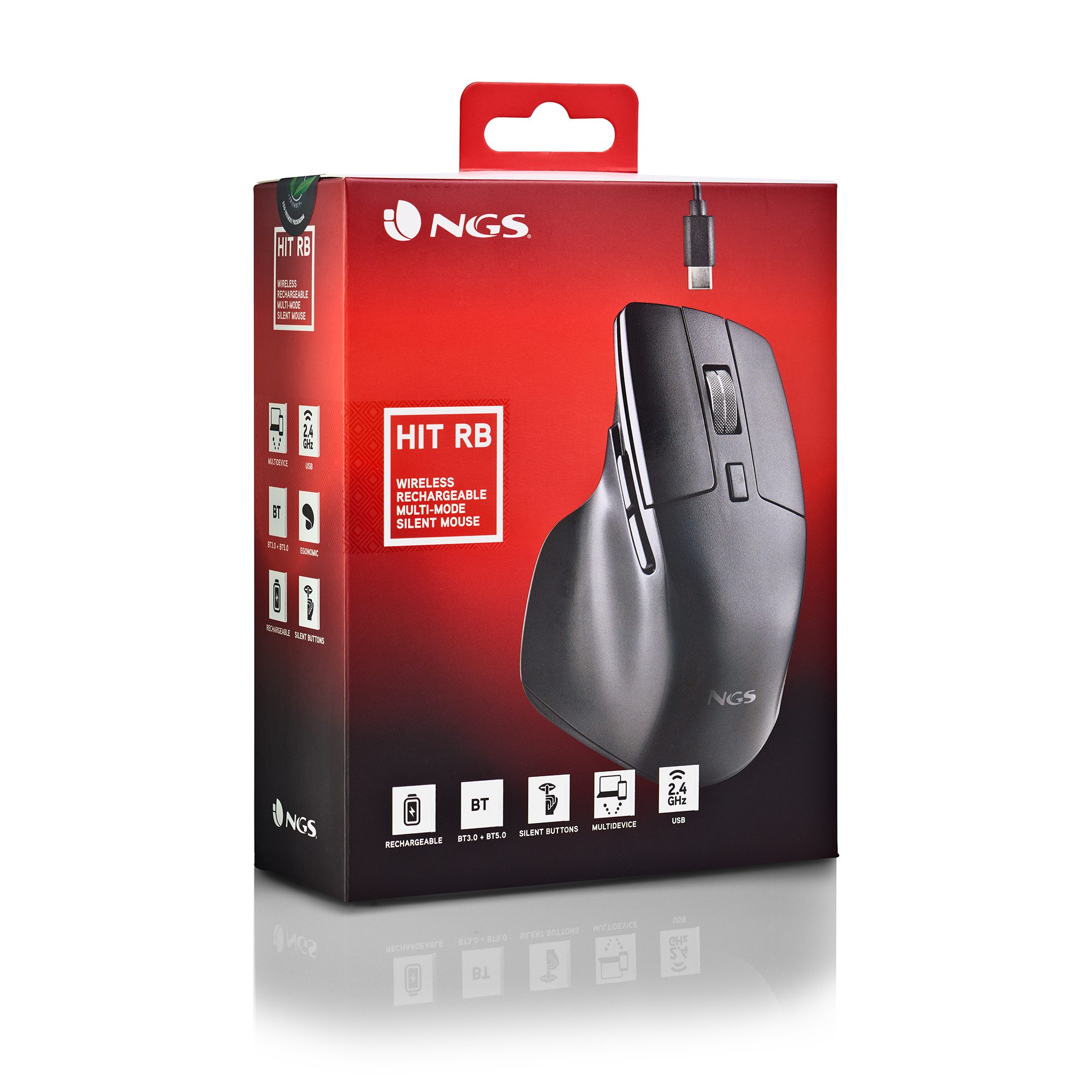 NGS Hit-RB mouse Office Right-hand RF Wireless Optical 1600 DPI – image 5