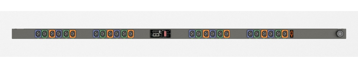 Vertiv Geist MNU3EGB0-24L138-2TL21A0A10-S-A power distribution unit (PDU) 24 AC outlet(s) 0U Black