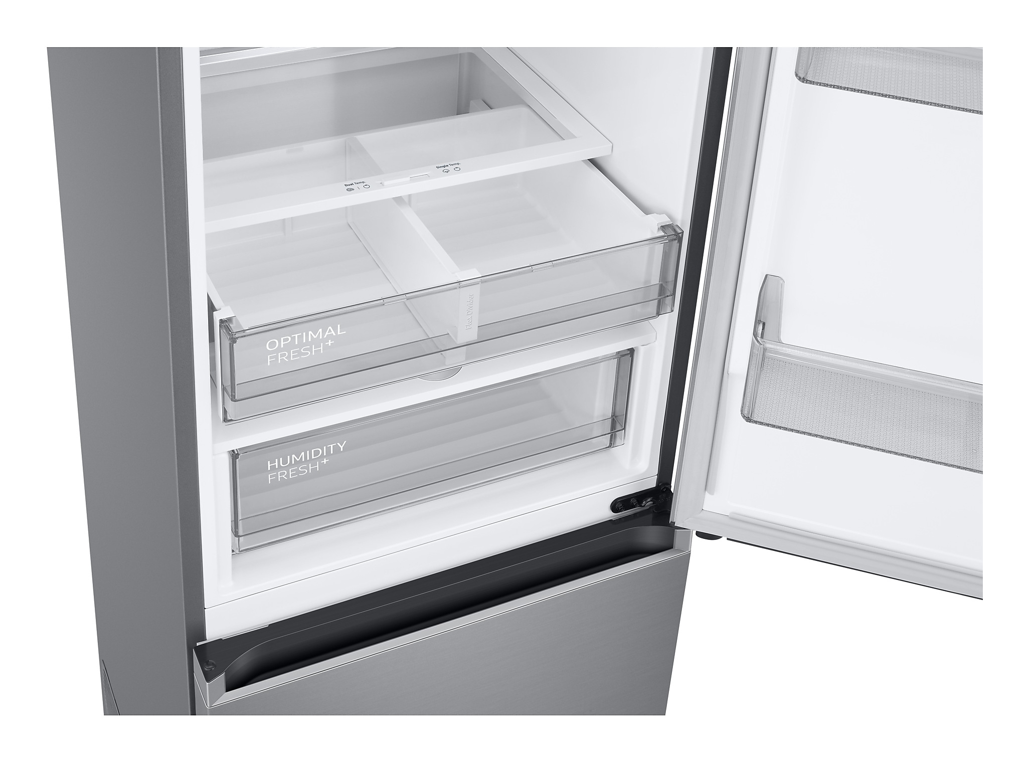 RB7300, Kühl-/Gefrierkombination, 203 cm, C, 390 ℓ, Premium Edelstahl Look