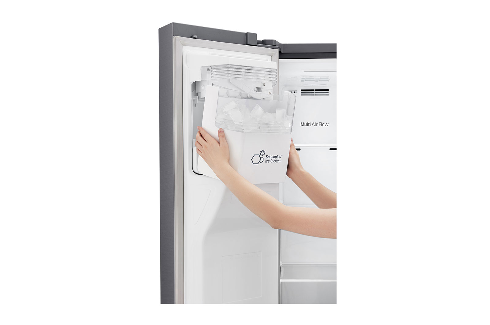 LG GSL481PZXZ side-by-side refrigerator Freestanding – image 6