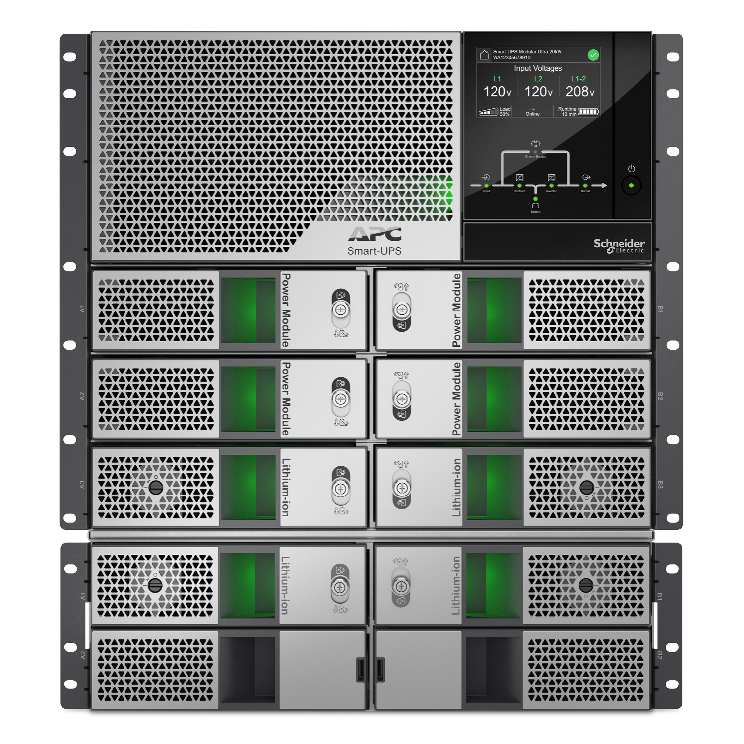 APC SRYL20K20RMXLT uninterruptible power supply (UPS) Double-conversion (Online) 20 kVA – image 4