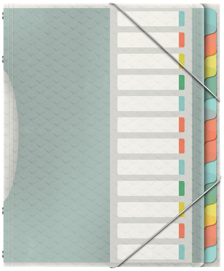 Esselte 626256 separador Multicolor Polipropileno (PP)
