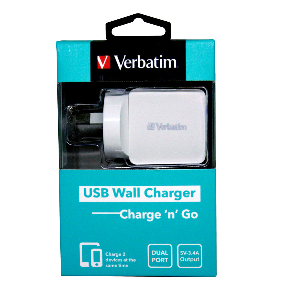 Verbatim 64956 mobile device charger Universal White AC Indoor – image 2