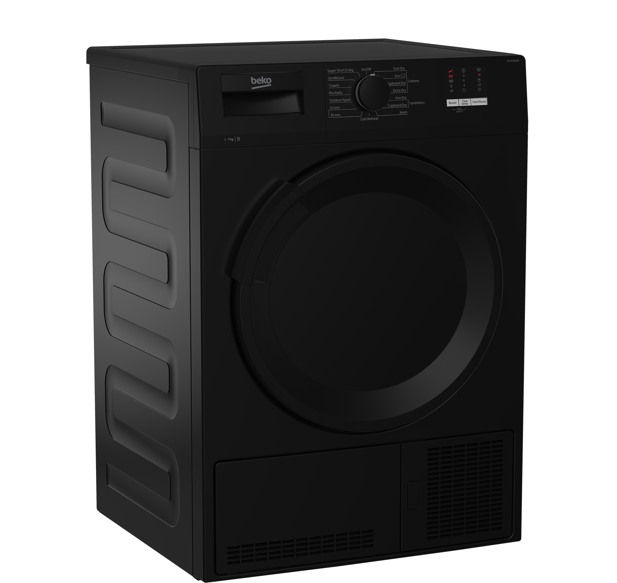 Beko DTLCE70051B 7kg Condenser Tumble Dryer with Sensor Programmes – image 2