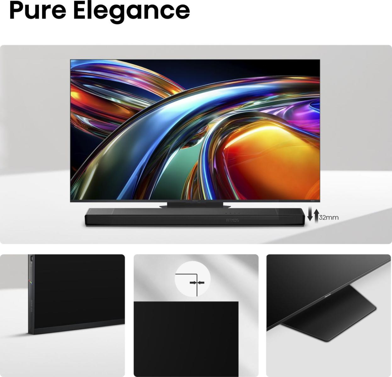 TV LED Hisense RGB Mini LED 65UR9S 164 cm 2026 — photo 9