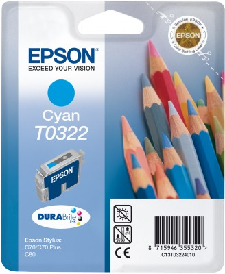 Epson T0322 Cyan DURABrite Ink Cartridge (Pencils) – image 3