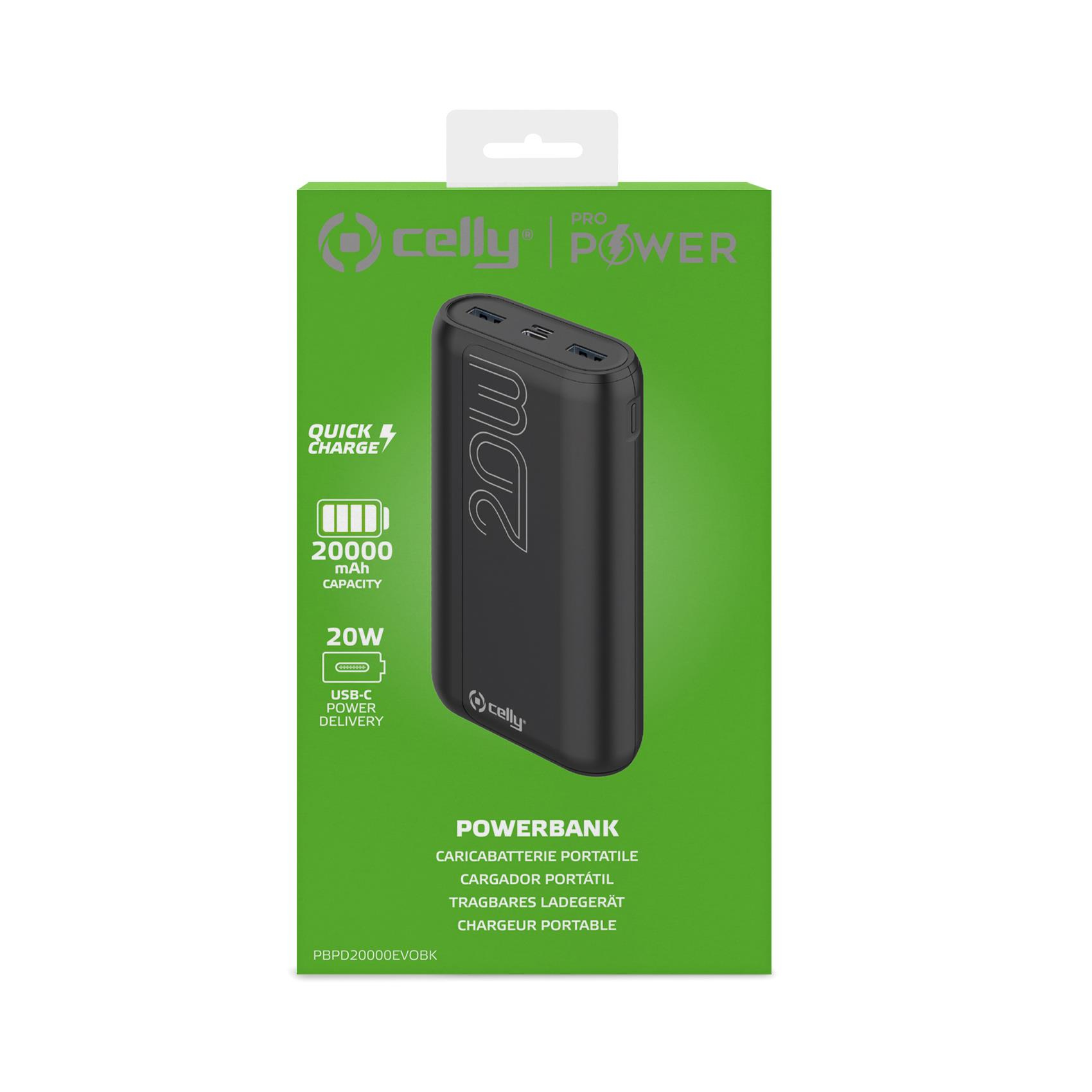 Celly PBPD20000EVOBK power bank – image 3