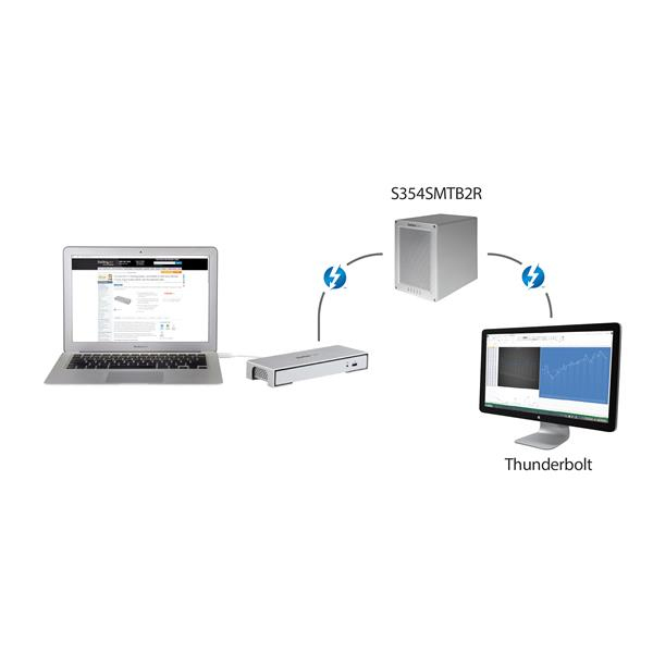StarTech.com Thunderbolt 2 4K Docking Station for Laptops - Includes TB Cable – image 7