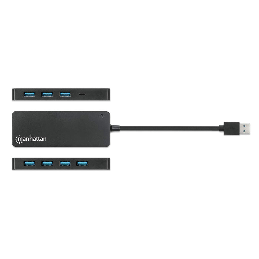 Manhattan USB-A Dock/Hub, Ports (x7): USB-A (x7), 5 Gbps (USB 3.2 Gen1 aka USB 3.0), External Power Supply Not Needed, Cable – image 6