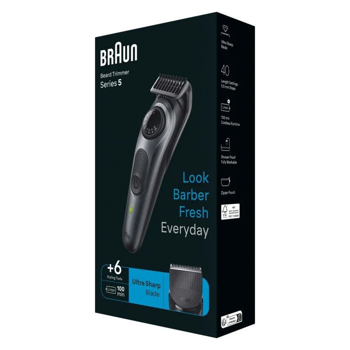 Braun Series 5 BT5450 Rotation shaver Trimmer Black – image 3