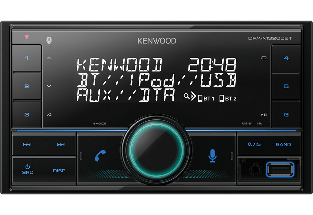 Kenwood DPX-M3200BT car media receiver Black – image 1