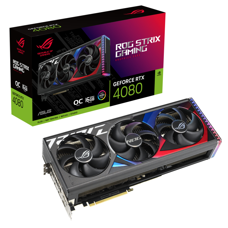 ASUS ROG -STRIX-RTX4080-O16G-GAMING NVIDIA GeForce RTX 4080 – image 1