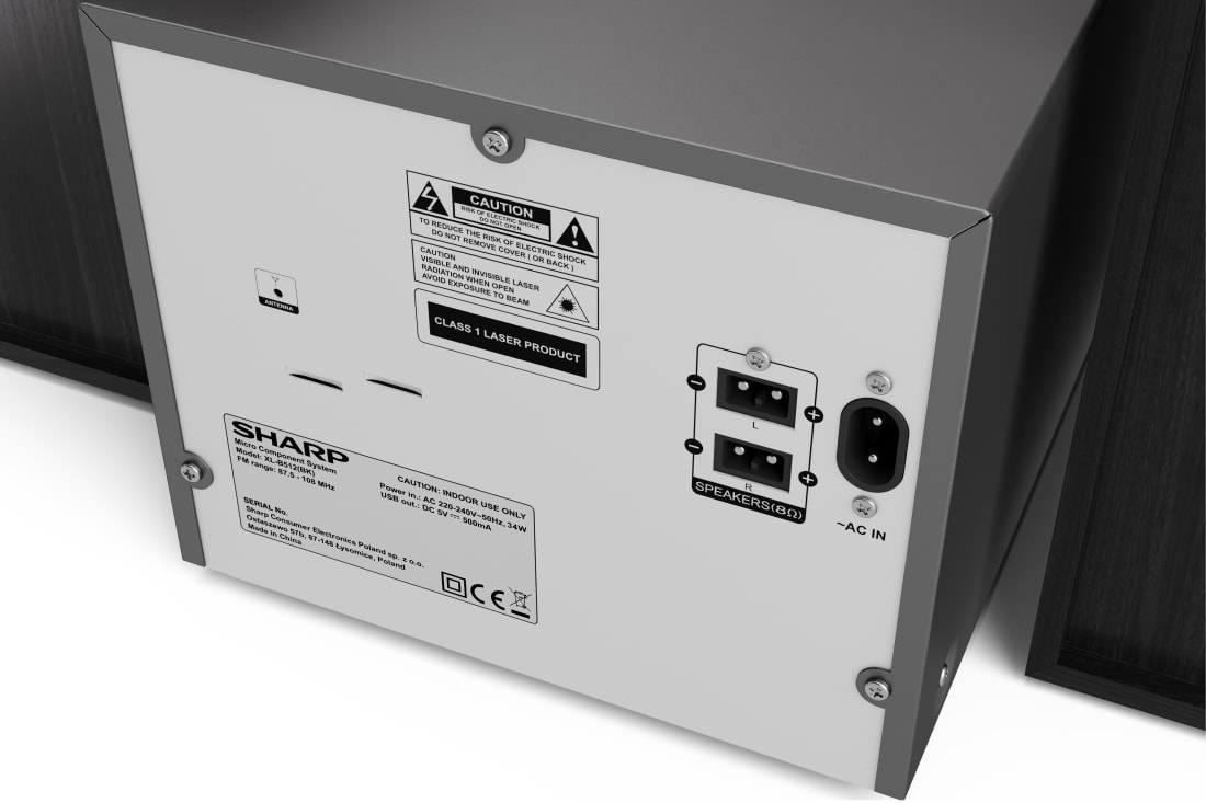 Sharp XL-B512(BK) home audio system Home audio micro system – image 3