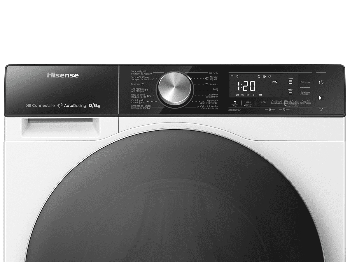 Hisense WD5S1245BW washer dryer Freestanding Front-load White – image 9