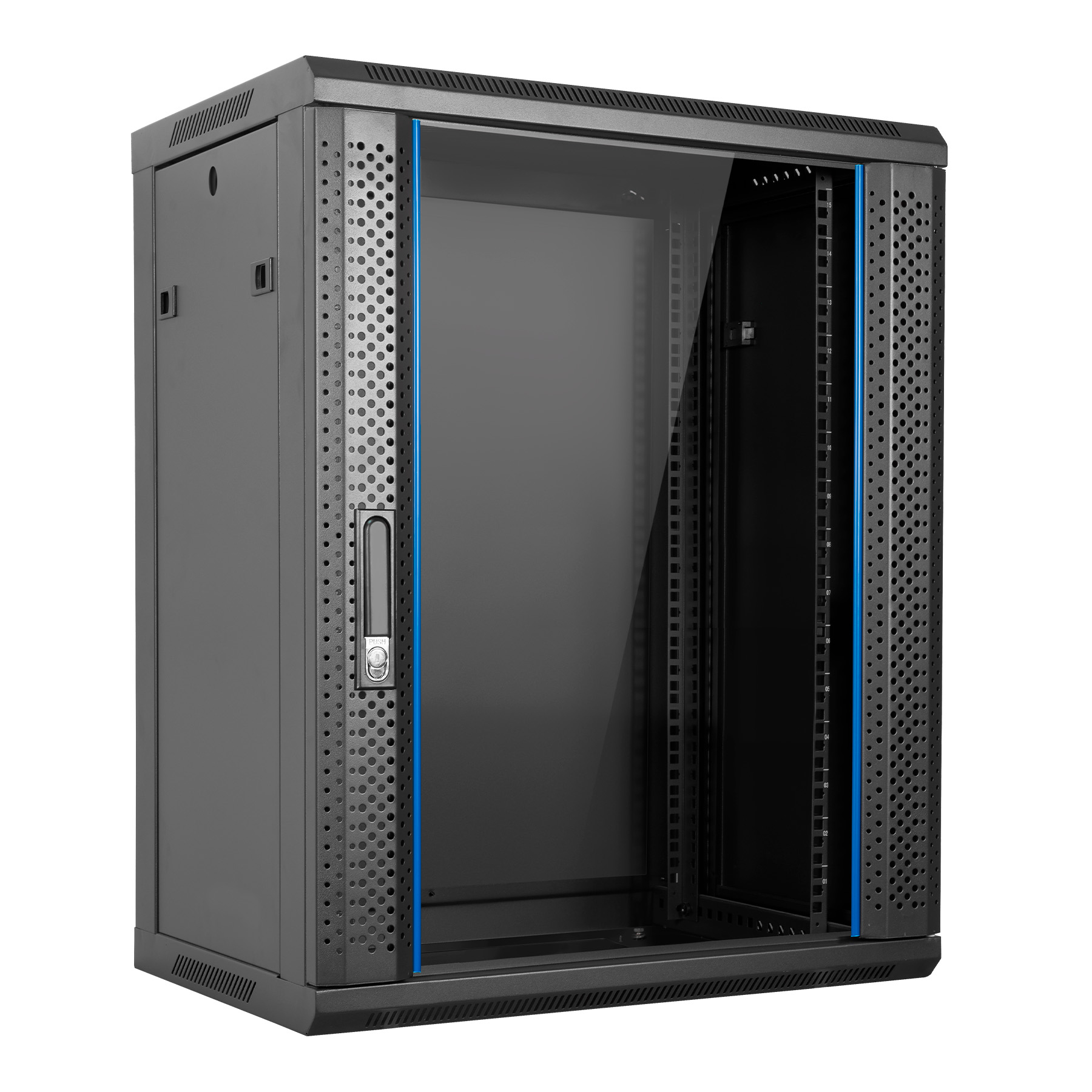 aiten data AI6615S 15U Wall mounted rack Black – image 1