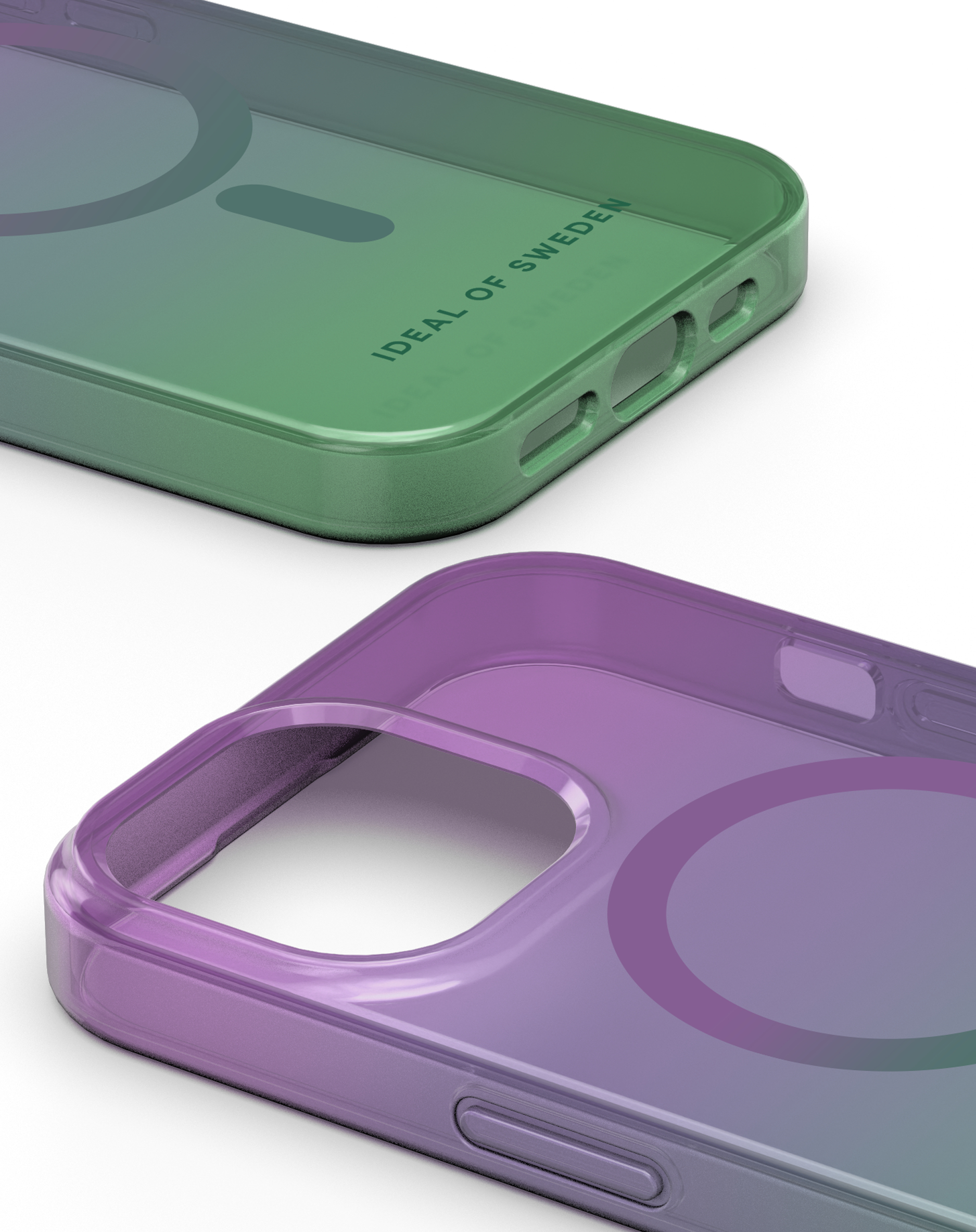 iDeal of Sweden Clear Case MagSafe iPhone 13 / 14 / 15 / 16e Fluorite Ombre – image 2