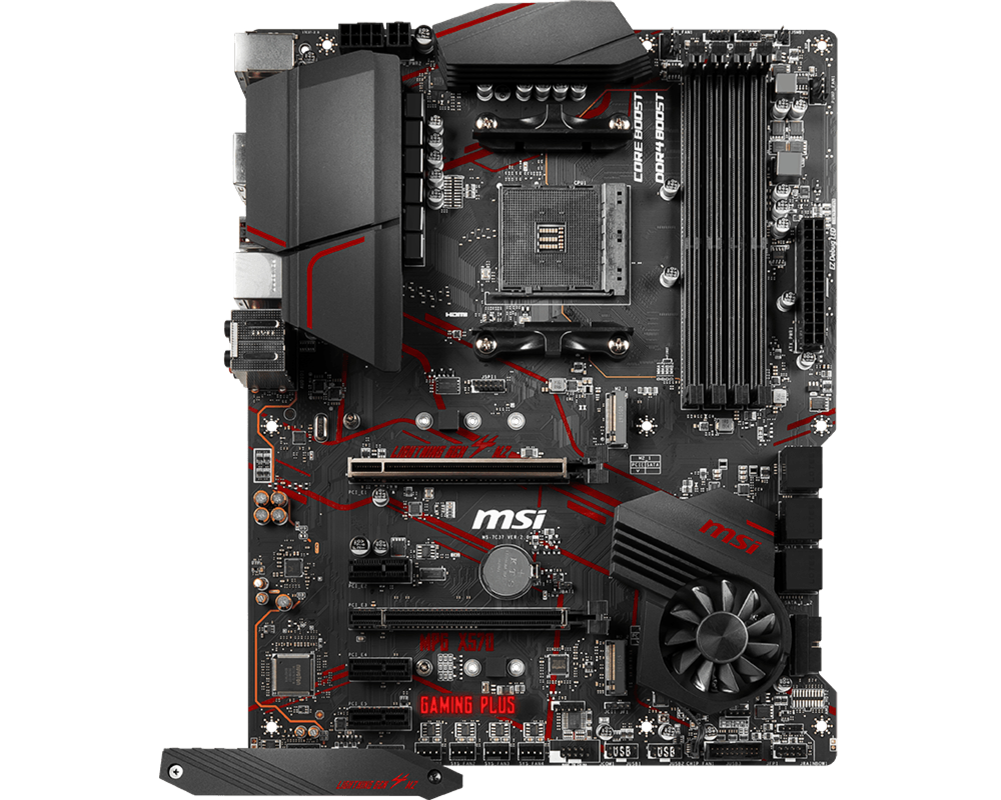MSI MPG X570 Gaming Plus AMD X570 Uttag AM4 ATX