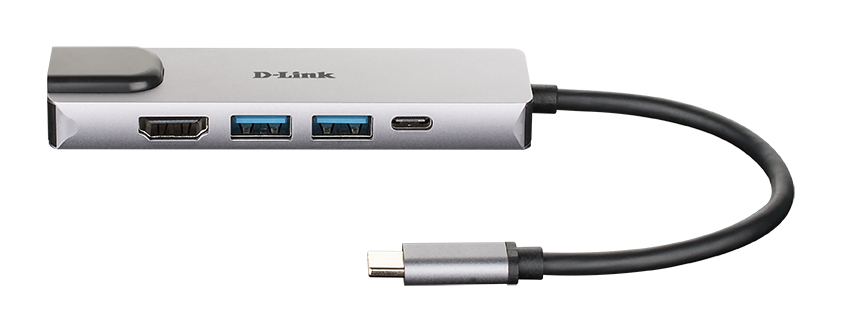 D-Link 5-in-1 USB-C Hub with HDMI/Ethernet and Power Delivery – image 2