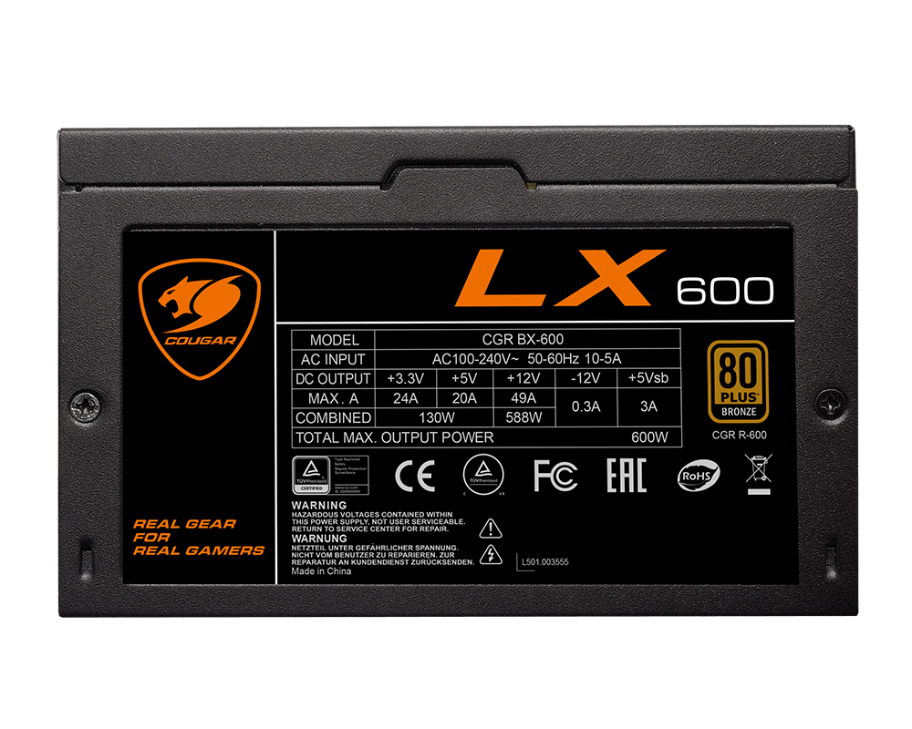COUGAR LX600 power supply unit – image 9
