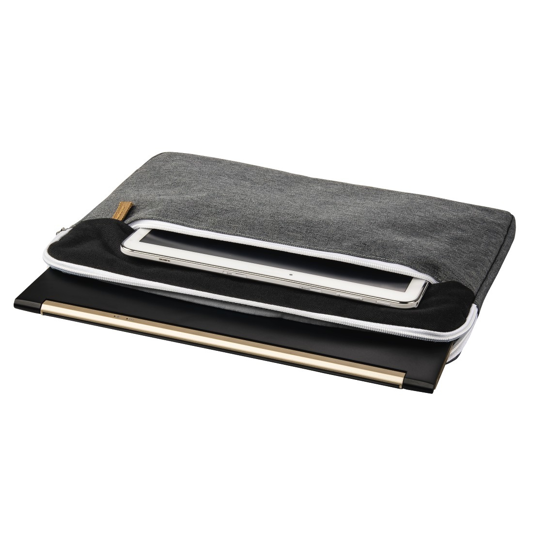 Hama Florenz 33.8 cm (13.3") Sleeve case Black, Grey – image 3