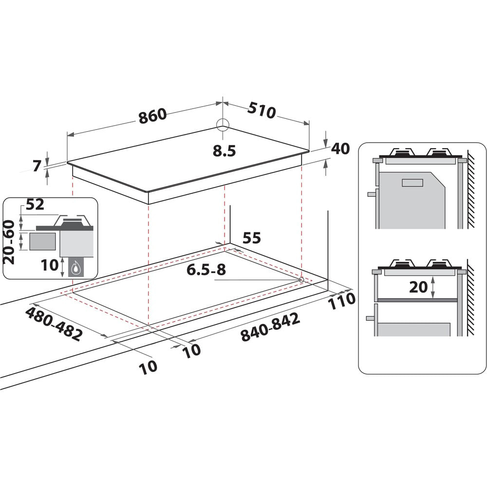 Whirlpool GMAL 9522/IXL – image 3