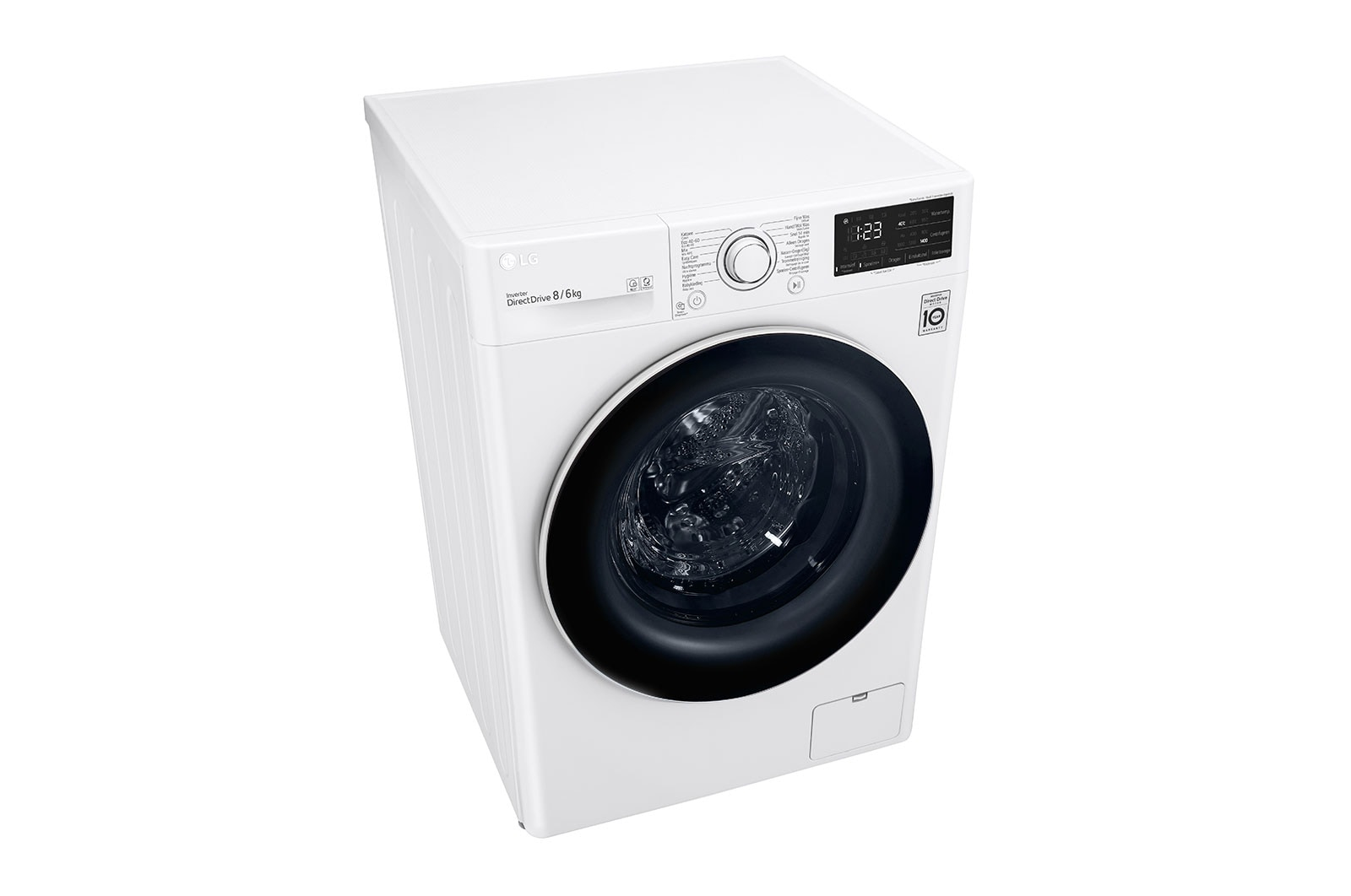 LG GD3V308N0 washer dryer Freestanding Front-load White – image 8