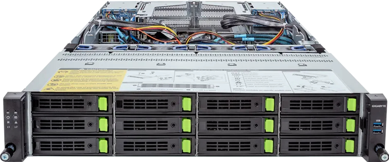 GIGABYTE R283-Z90-AAV1 LGA 6096 Rack (2U) Black, Steel – image 2