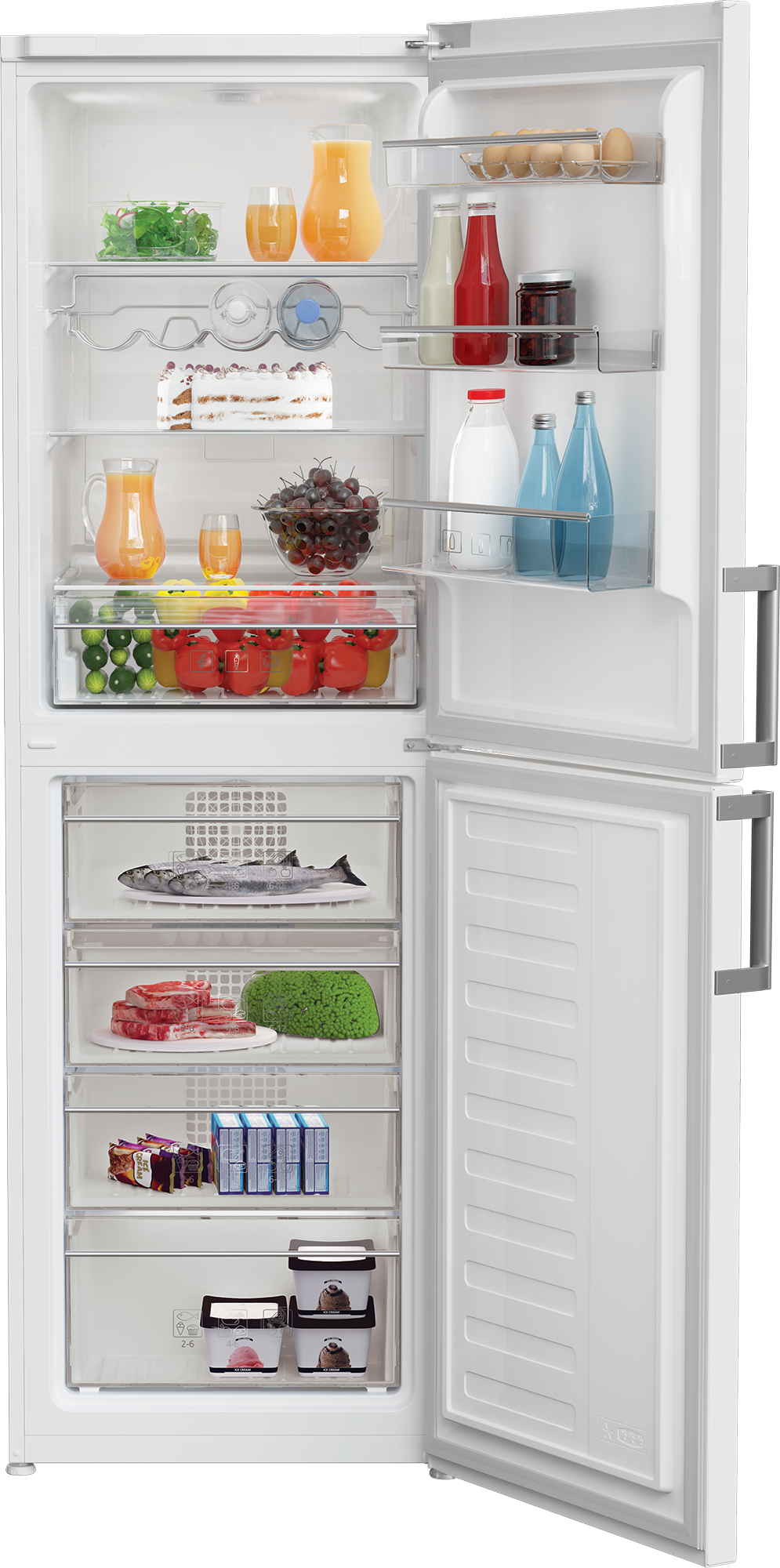 Blomberg KGM4663 Frost Free Combi Fridge Freezer – image 3