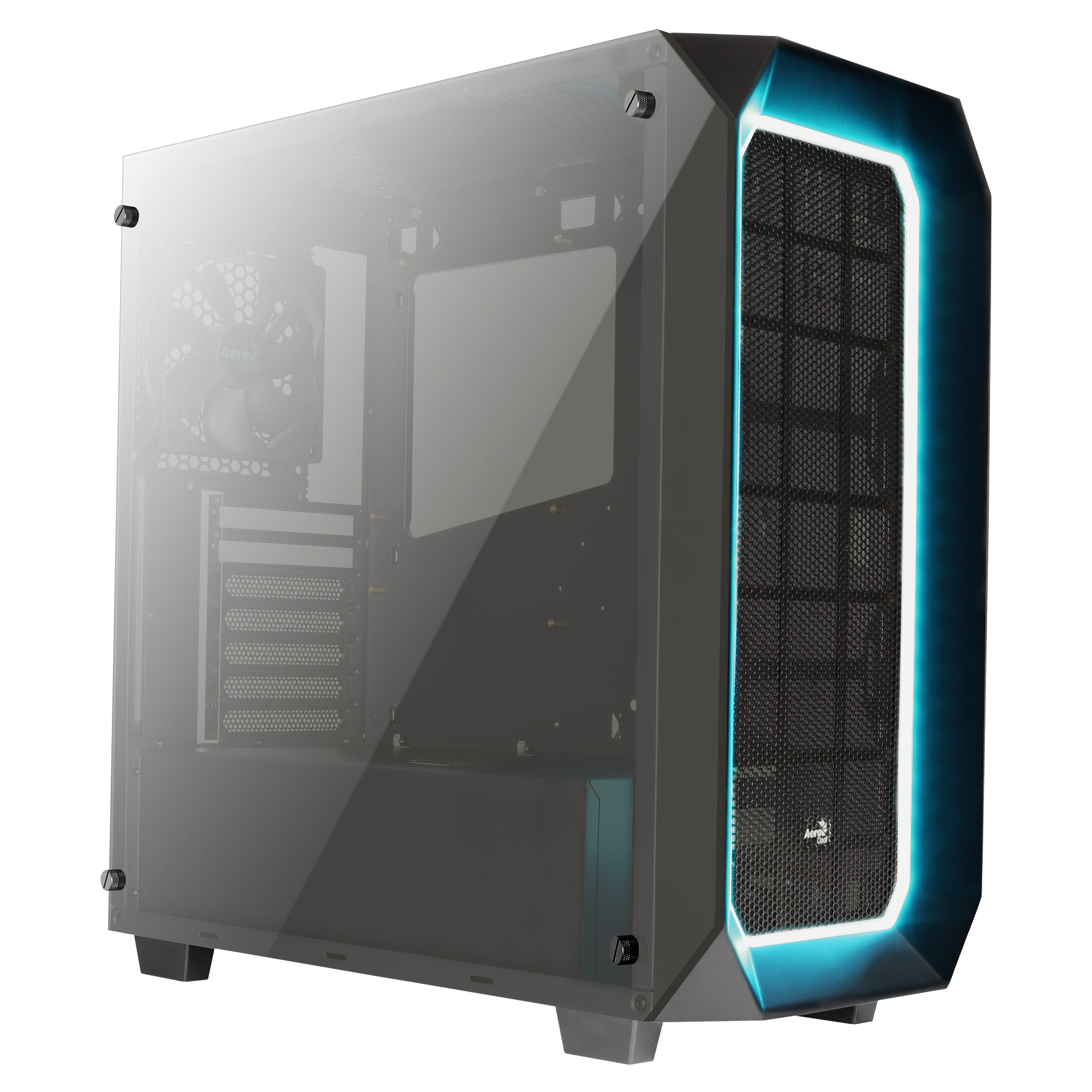 Aerocool P7-C0 Midi Tower Black, Translucent
