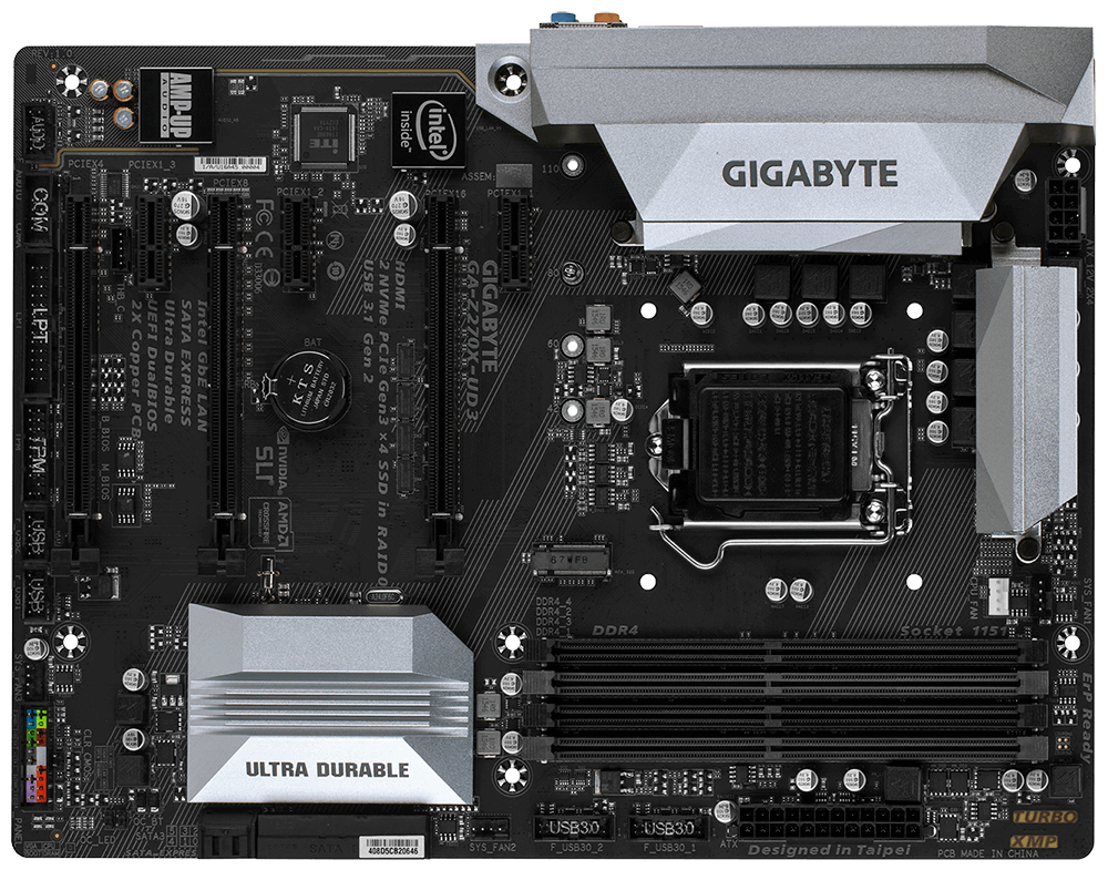 GIGABYTE GA-Z270X-UD3 motherboard Intel® Z270 LGA 1151 (Socket H4) ATX – image 2