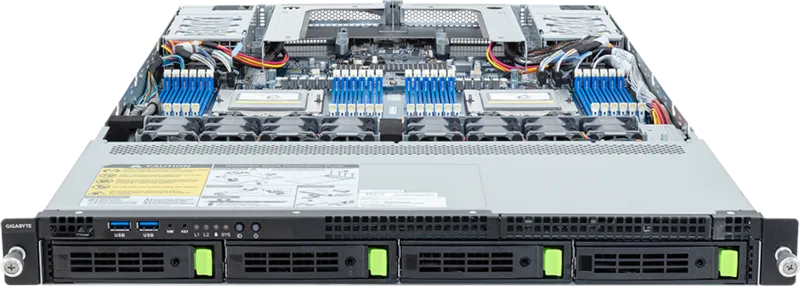 GIGABYTE R183-Z93-AAV1 LGA 6096 Rack (1U) Black, Steel – image 2