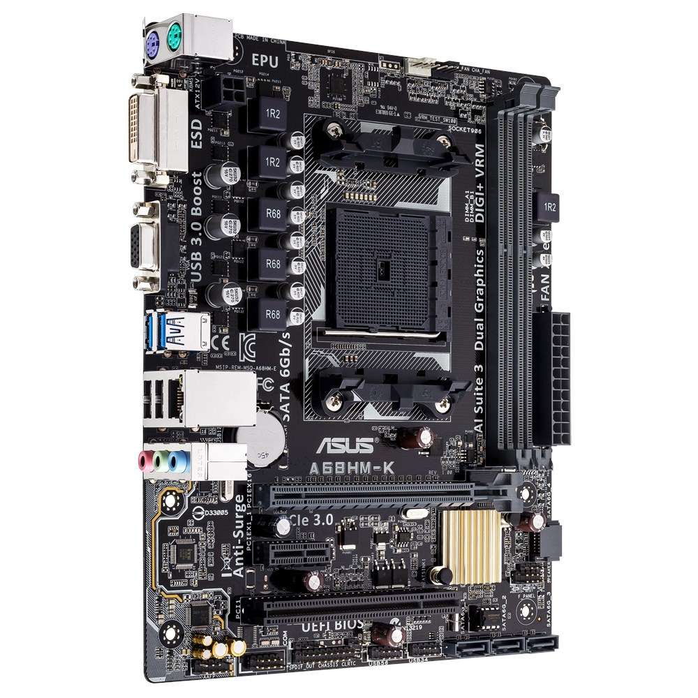 ASUS A68HM-K AMD A68 Socket FM2+ micro ATX – image 2