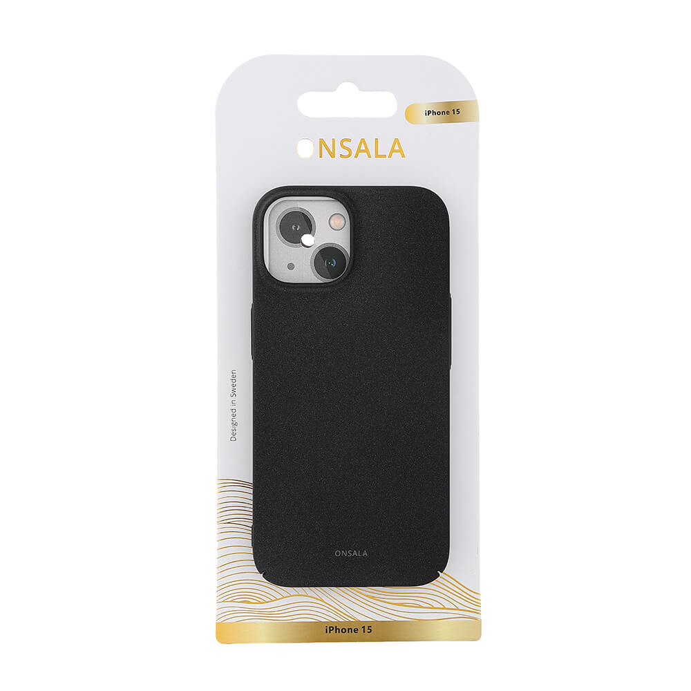 Onsala Phone Case Ultra Slim Sand Burst Black - iPhone 15 – image 2