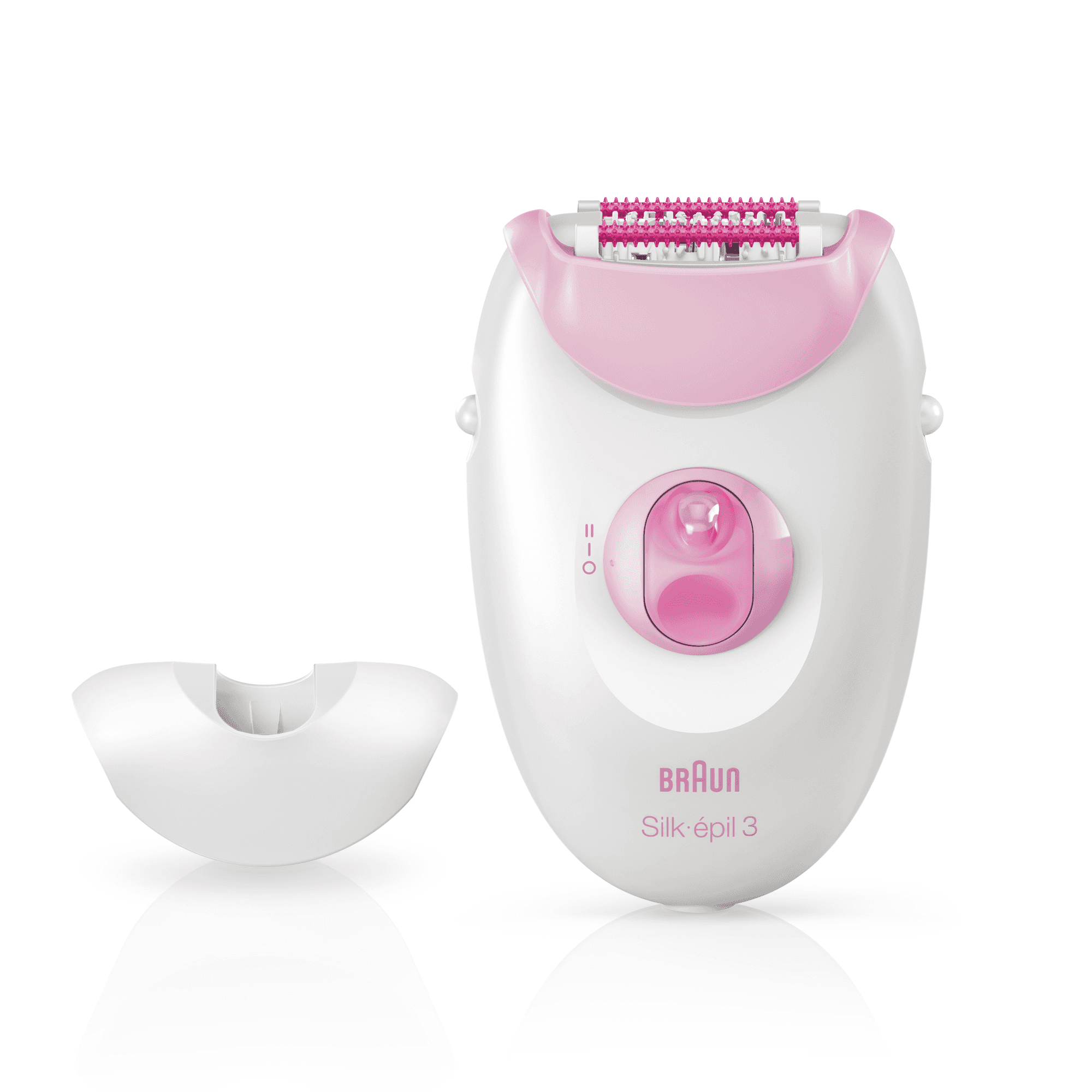 Braun Silk-épil 3 81647001 epilator 20 tweezers White, Rose
