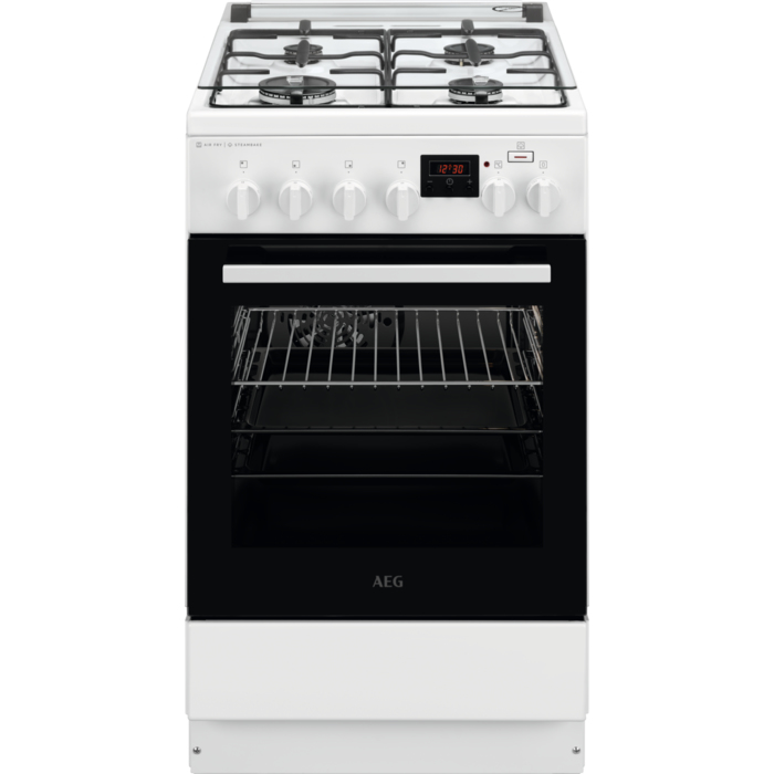 AEG CKB56480BW Freestanding cooker Electric Gas White