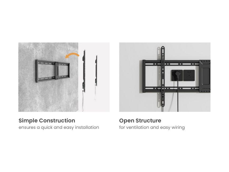 Equip 43"-95" Tilt Slim TV Wall Mount Bracket – image 6