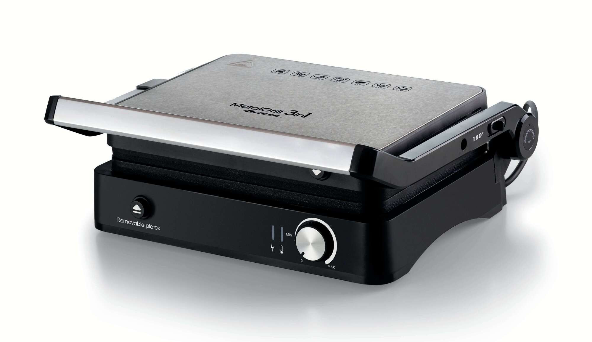 Ariete 1934 MetalGrill 3in1, Electric grill for mixed grilling