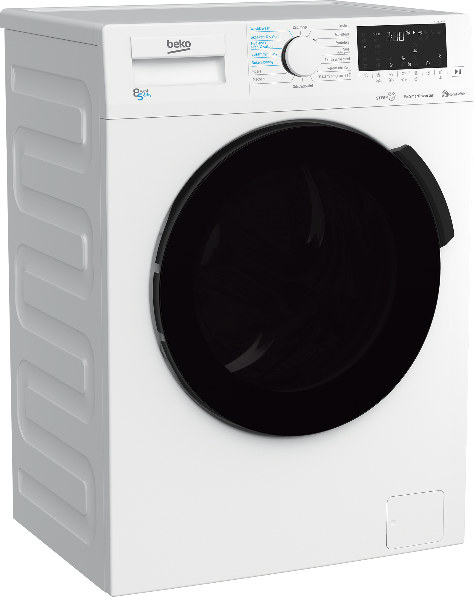 Beko HTV8716X1 washer dryer Freestanding Front-load White – image 2