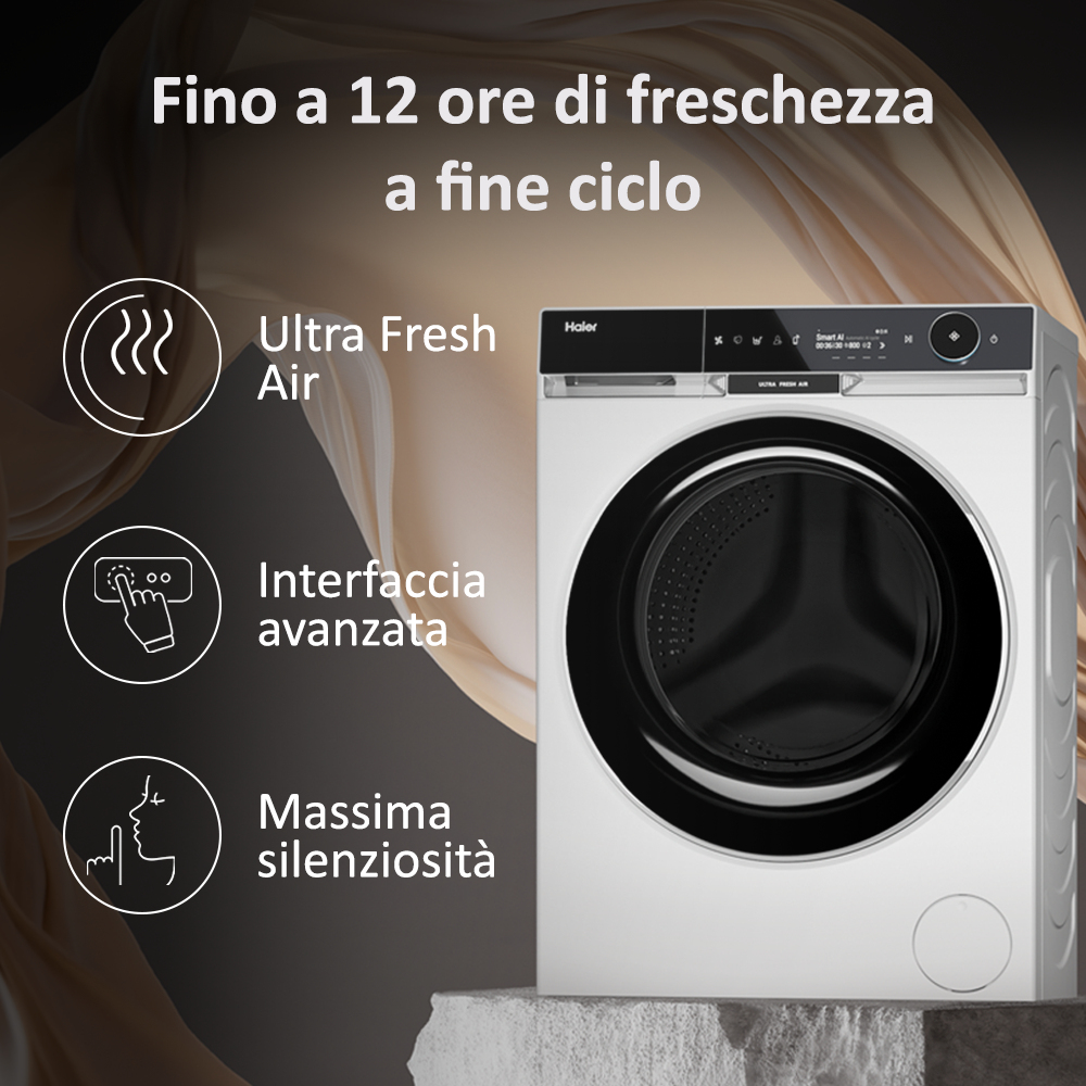 Haier Ultra X11, Lavatrice Carica Frontale 10 KG, …