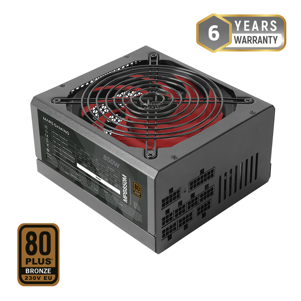 Mars Gaming MPB850M Full Modular Power Supply – image 3