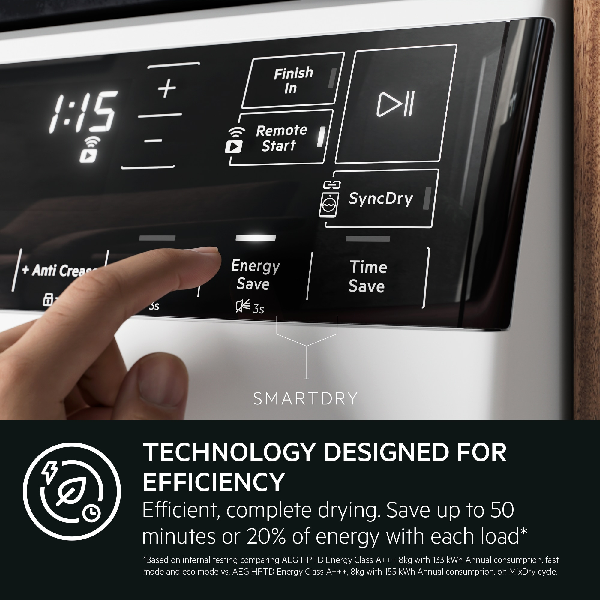 AEG 9000X Series TR948V4BC tumble dryer Freestanding Front-load – image 6