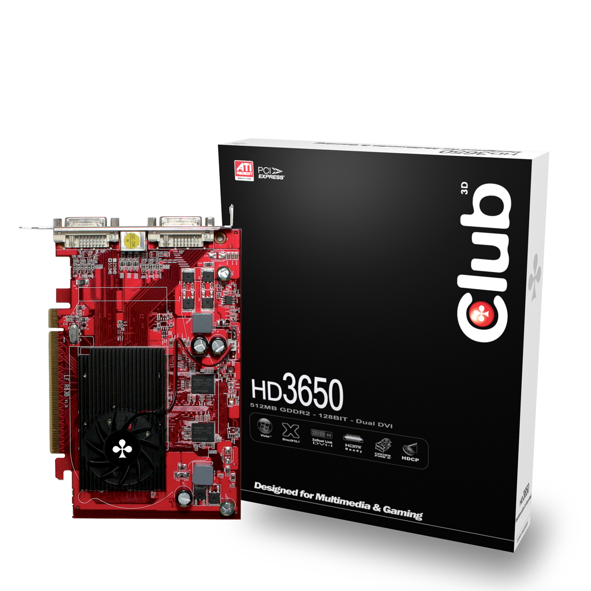 CLUB3D CGAX-3652DDY graphics card GDDR2