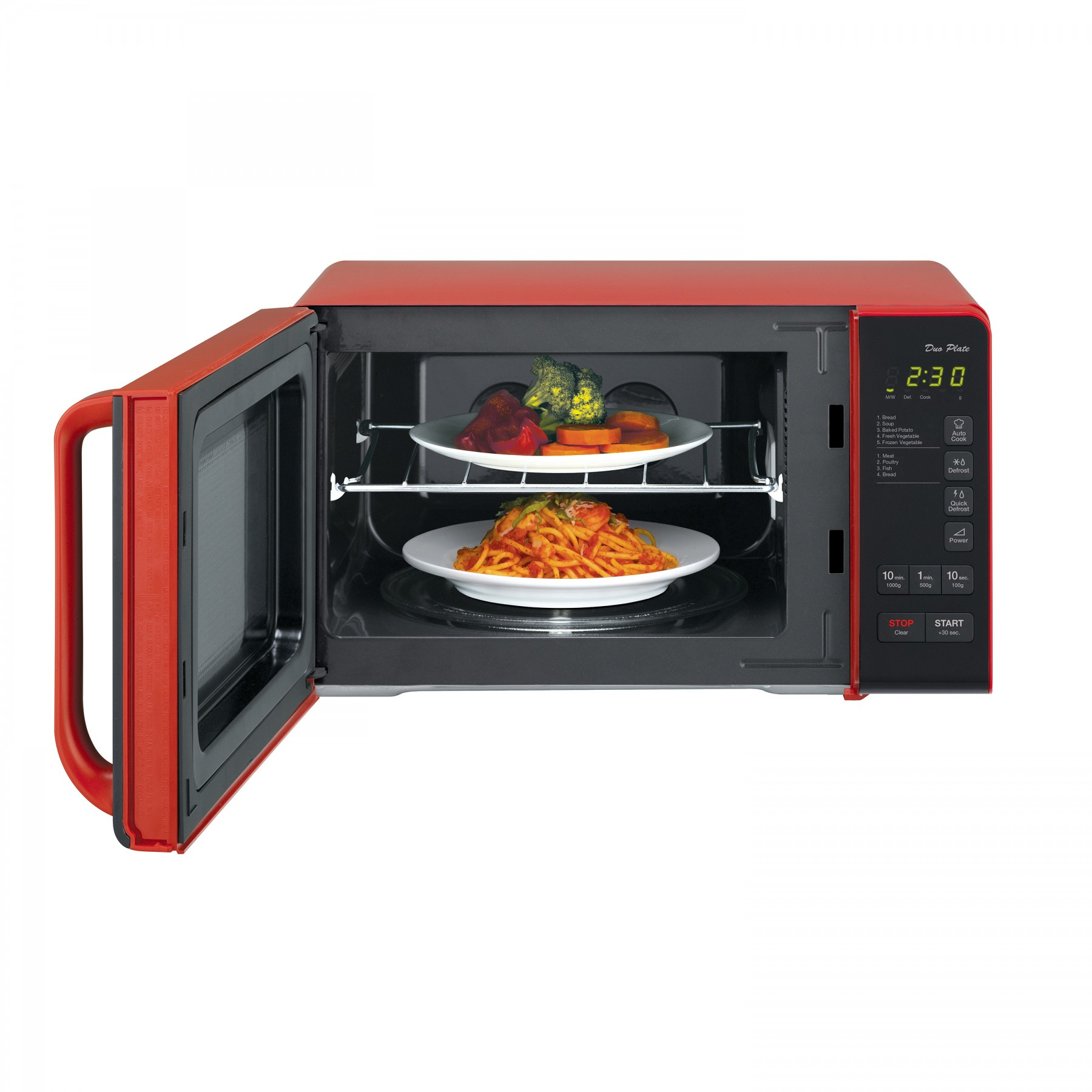 Daewoo KOR-6S3DBR microwave Black, Red Solo microwave Countertop – image 5