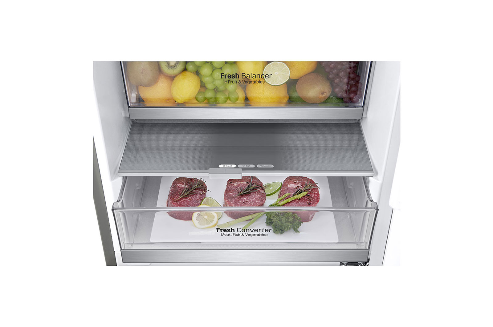 LG GBB72NSDXN fridge-freezer Freestanding – image 7