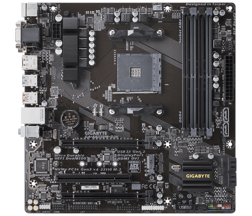 GIGABYTE GA-AB350M-D3H 1.1 – image 2