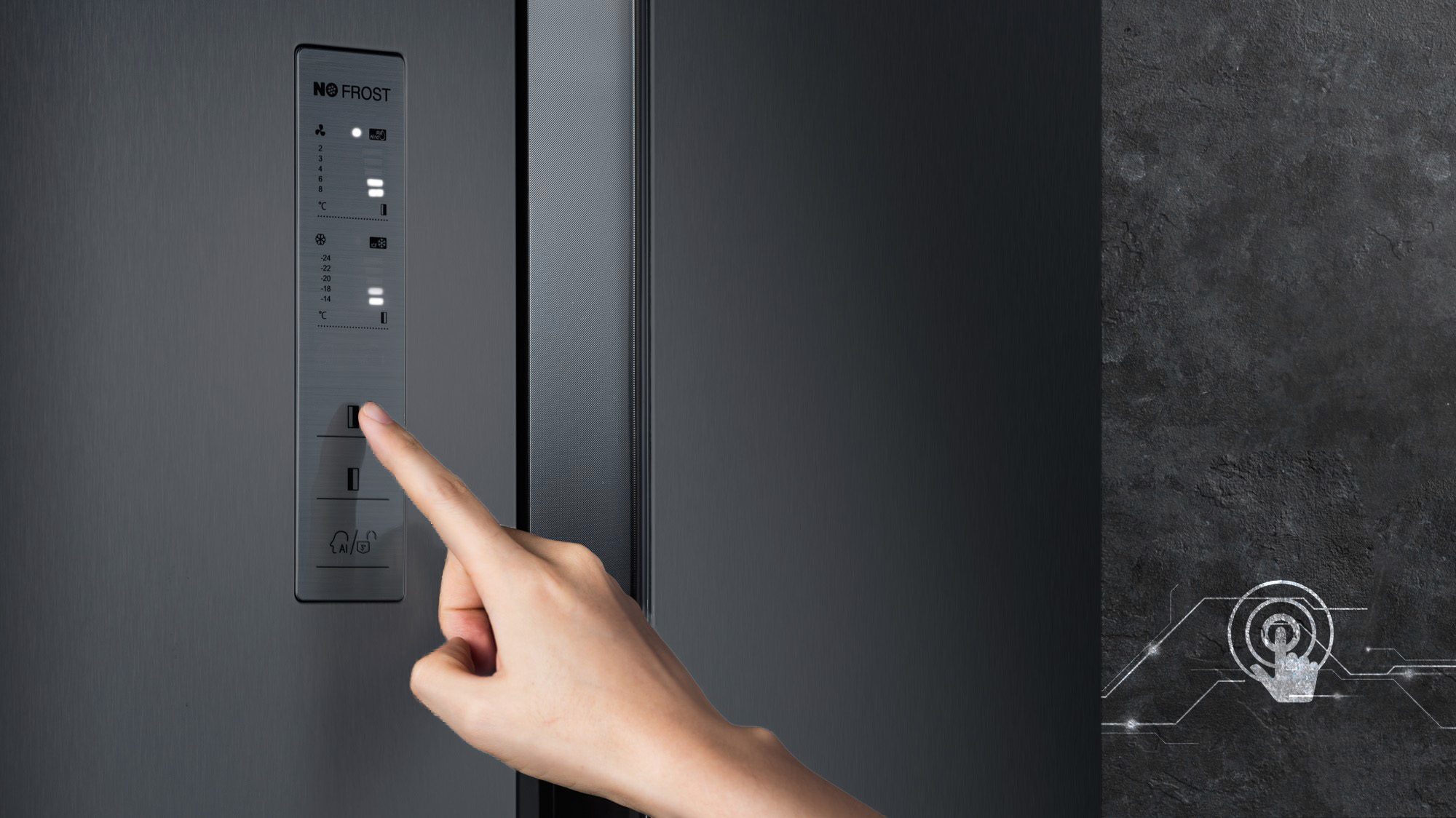 Hisense RS670N4GBE side-by-side refrigerator Freestanding – image 9